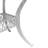 Canora Grey Patio Table White Diameter35.4"X29.5" Aluminum
