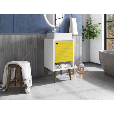 Kilwin 17.71'' Single Bathroom Vanity with Manufactured Wood Top