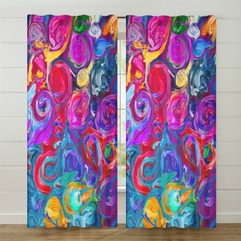 Semi Sheer Curtain Pair, 40" x 82"