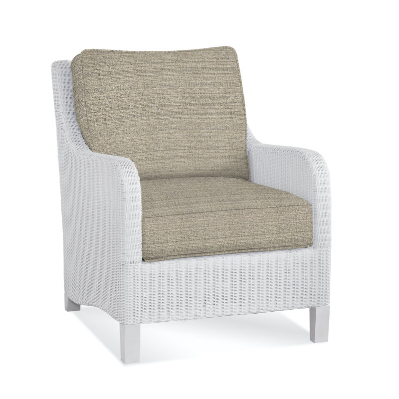 Chaise de patio avec coussins Tangier, Mélange avoine; 6358-84