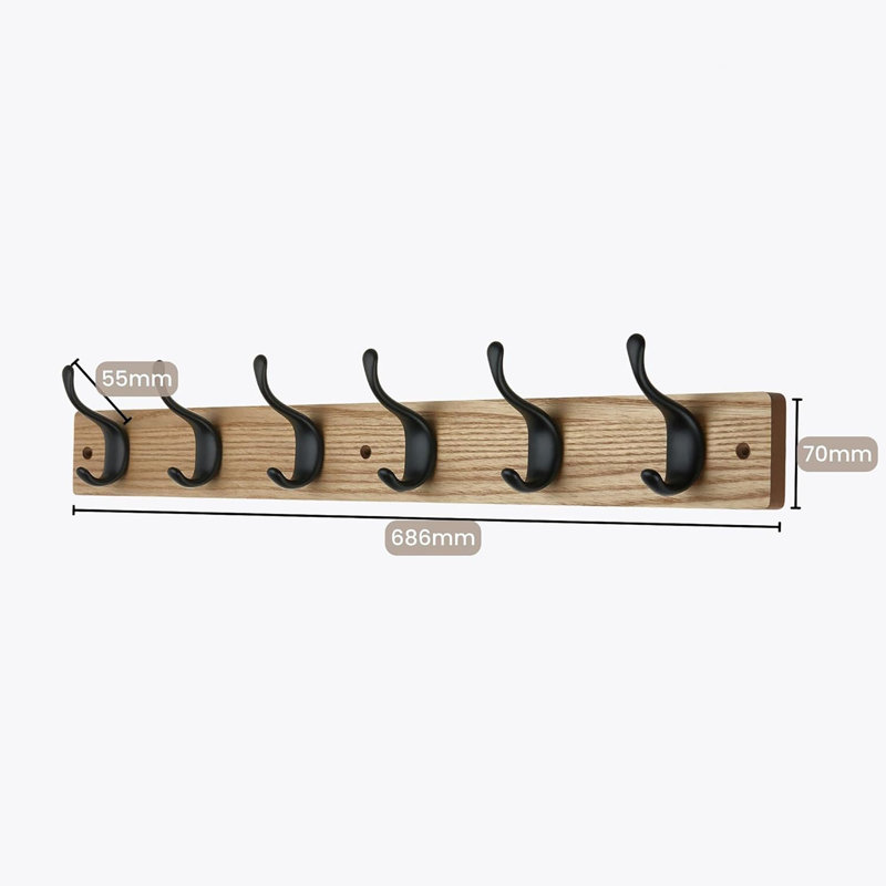 Anaid Wall 6 - Hook Coat Rack