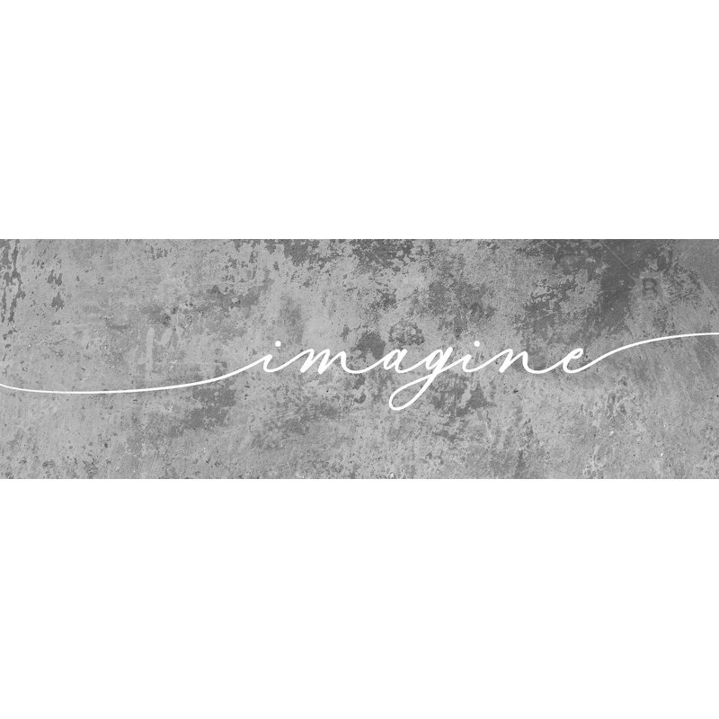 Imagine, toile encadrée - Motivation, décoration, citations