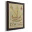 Antique Ship Plan I, toile encadrée de qualité supérieure - prête à être accrochée-23119610