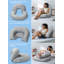  Coussin de lecture, coussin de dos pour s'asseoir au lit pour la lecture, infirmière et relax, coussin de lecture pour adultes, mamans et enfants, coussin de lit