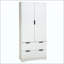 Armoire de cuisine moderne cannelée avec 2 grands tiroirs et 8 étagères à épices, organisateur de rangement autoportant pour salle de bain, salle à manger, bureau, entrée-1899367872