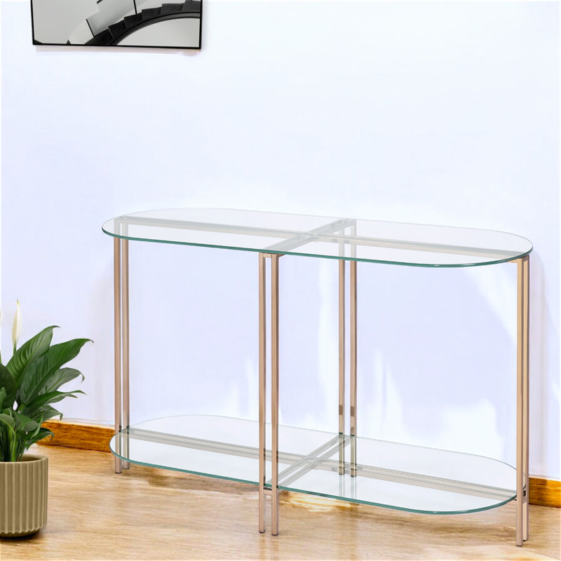 Royale Sofa Table, Champagne