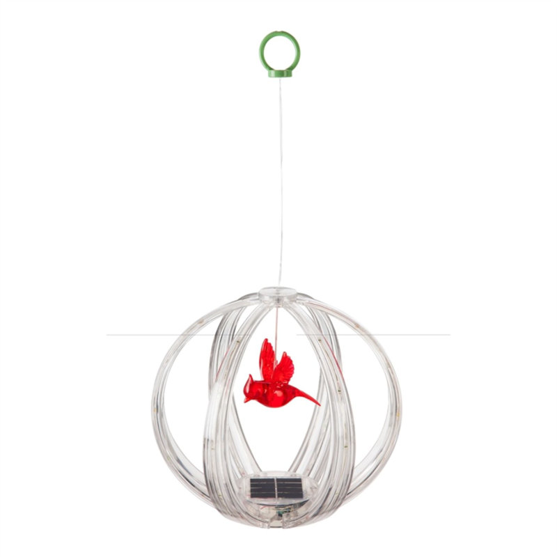 9.37'' Solar Powered Outdoor Hanging Light