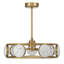 Ventilateur DEL D'Lier Castra en laiton chaud-129437220