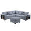 Ensemble modulaire 4 pièces avec repose-pieds-954375957