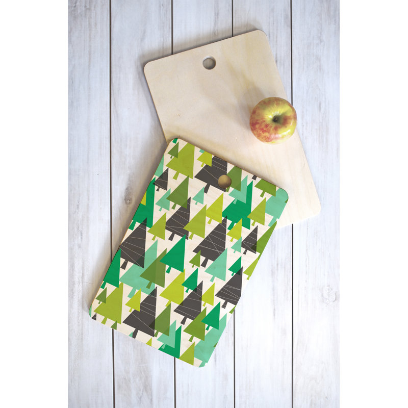 East Urban Home Heather Dutton Birch Wood Cutting Board, Rectangle
