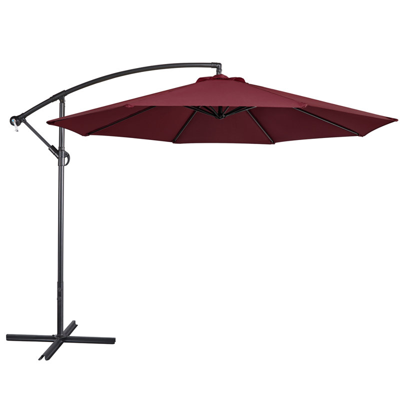 Parasol suspendu d'extérieur 10 pi Brunet, Bourgogne