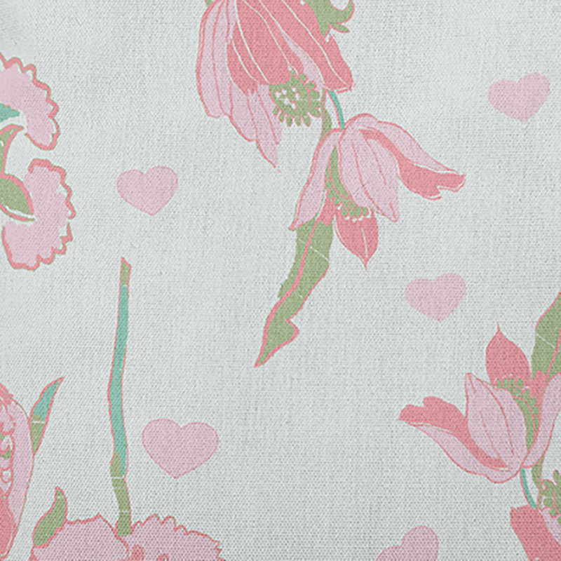 Floral Polyester Throw Pillow, 26"H x 26"W, Square