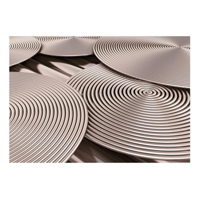 Hiie Copper Spirals Wall Mural