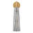 Fredrick Ramond Cosette Large Single Light Wall Sconce w/ Elongated Crystal-Cut Shade-65382867