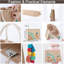 Sac de plage pour femme, sac fourre-tout de plage en paille avec doublure imperméable avec poignée à pampille, pour cadeau de piscine vacances d'été