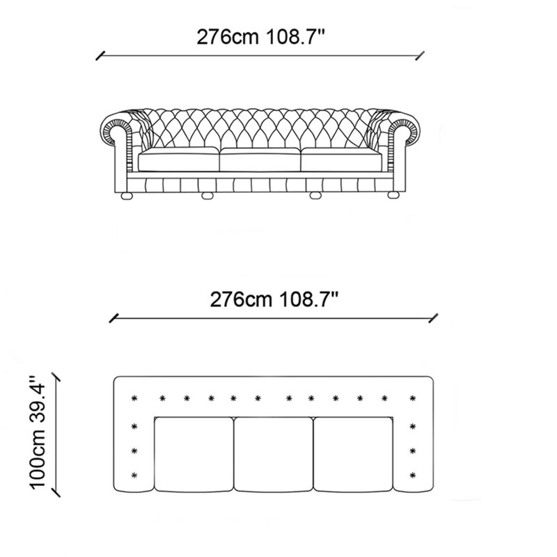 Laine Genuine Leather Sofa