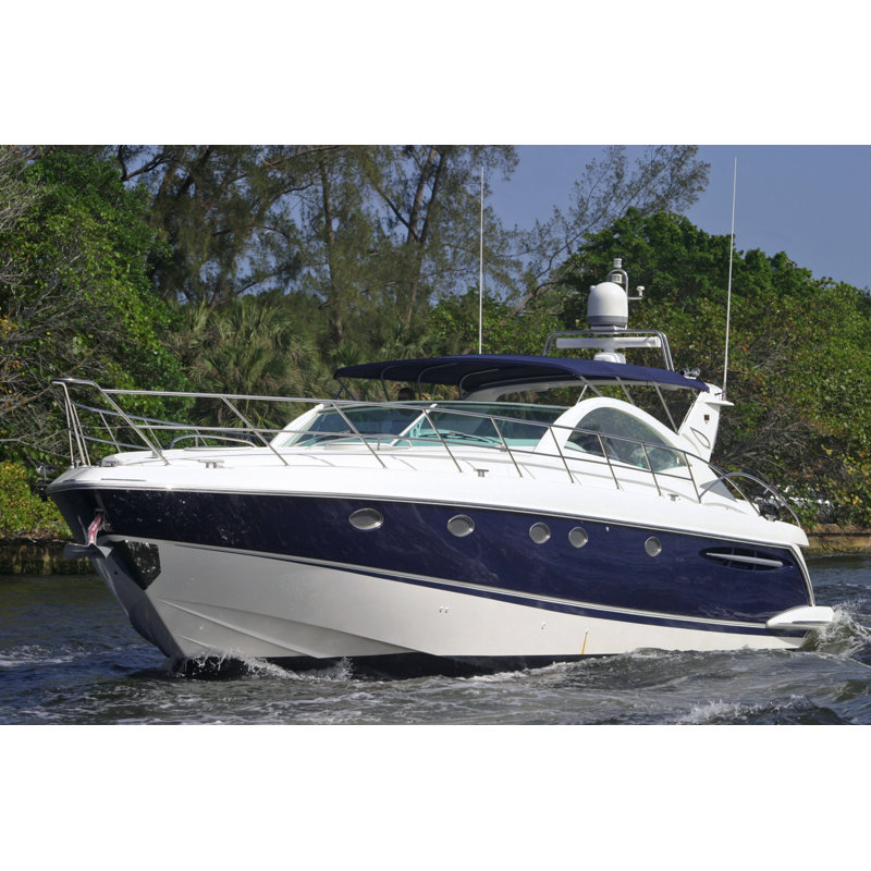 Yacht crusing on Waterway par Terraxplorer, H 20 po x l 30 po
