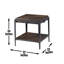 Table de bout avec rangement Howardwick