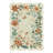 Garbrand Machine Washable Floral Farmhouse Area Rug with Non-Slip Backing for Living Room, Dining Room, Bedroom-850474650