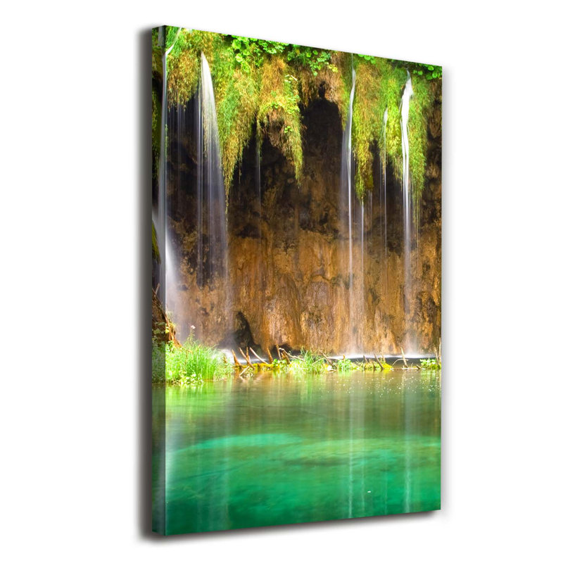 Plitvice Lakes - Wrapped Canvas Print