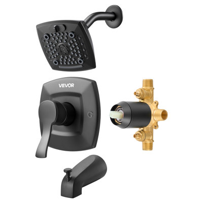 Ensemble de robinet de baignoire et douche, ensemble de robinet de baignoire et robinet 5 réglages