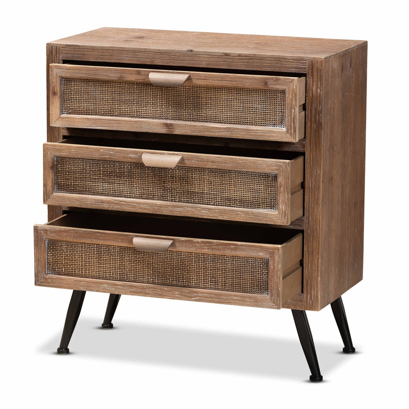 3 - Drawer Rectangle Accent Chest