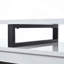Meuble télé moderne, minimaliste, rectangulaire, extensible, avec 2 tiroirs et 1 armoire pour le salon, jusqu'à 100 po-301437647