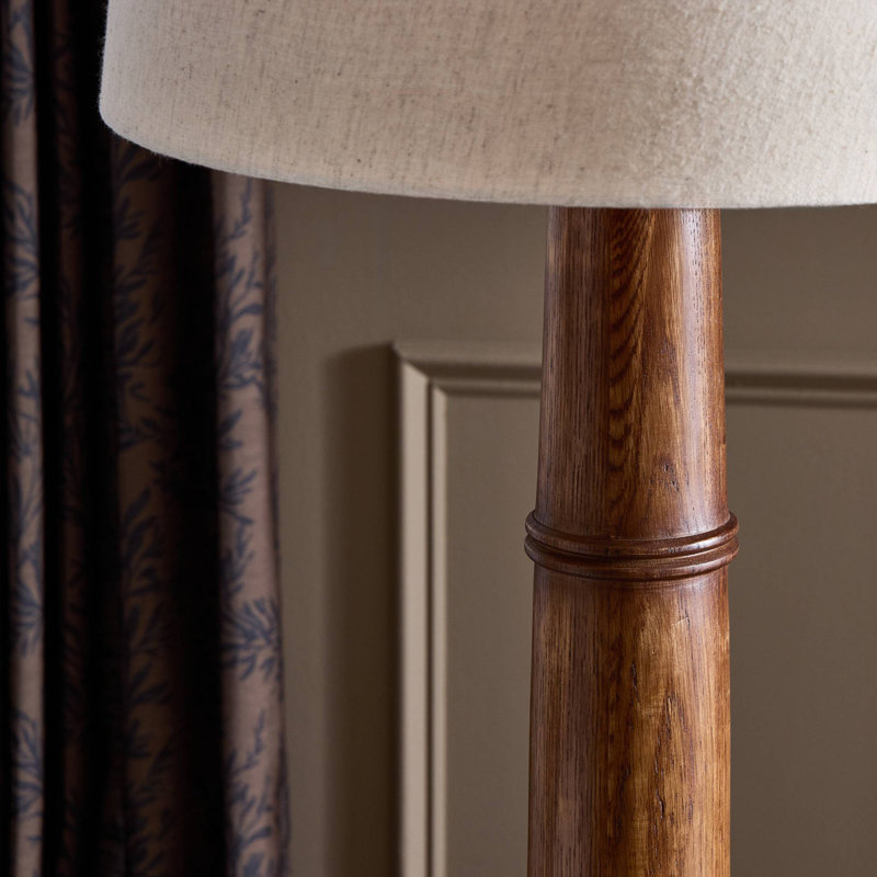 Nerissa Floor Lamp-Warm Brown Oak
