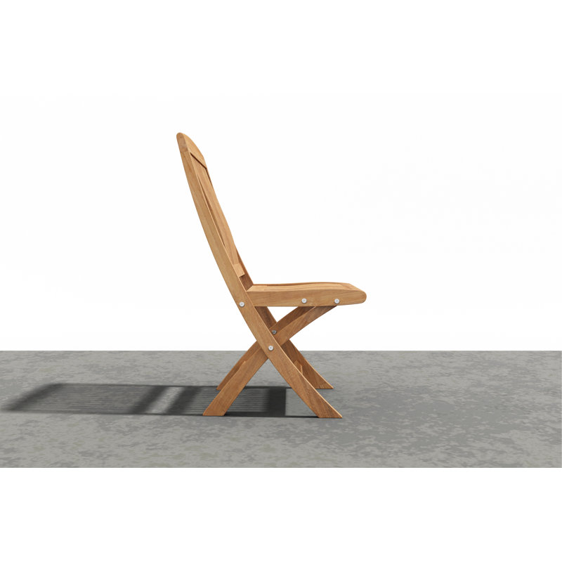 Folding Teak Patio Dining Chair