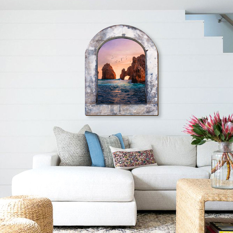 Crochet mural Sunset Serenity