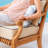 Jo Teak Outdoor 2 - Person Seating Group with Cushions-134499428-134499427