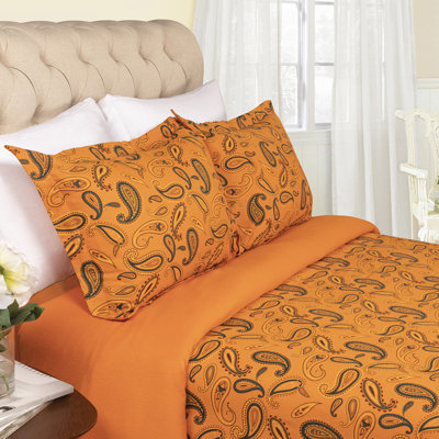 Cotton Paisley Duvet Cover