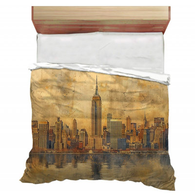 Cityscape Urban Bathroom Comforter