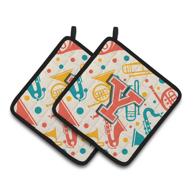 Instruments de musique rétro Potholder, Y