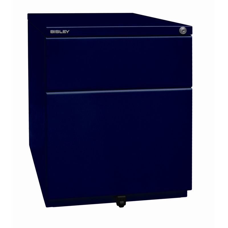 OBA 42cm Wide 2 -Drawer File Cabinet, Oxford blue