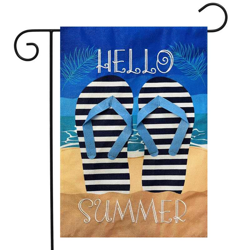 Drapeau de jardin Hello Summer