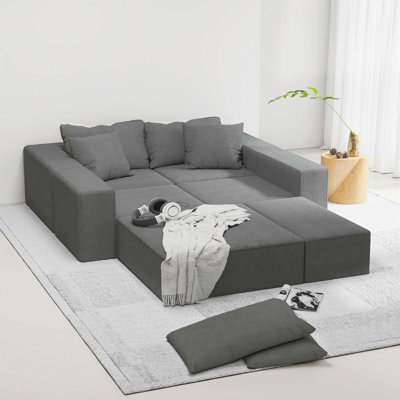Ensemble de canapé modulaire polyvalent pour les salons et les chambres élégants