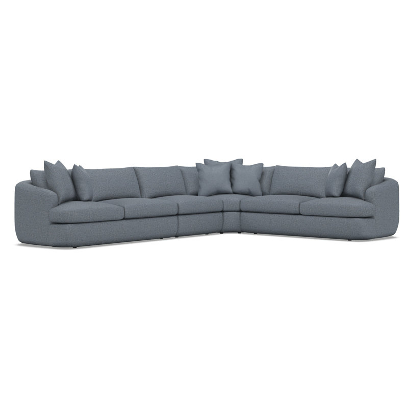 Jules Fabric 4 Pc Sectional, 1697-034