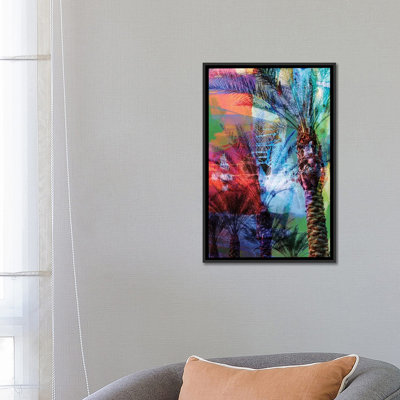 «Desert Palm Abstract», impression sur toile tendue