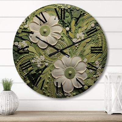 Horloge murale en bois massif Yussra