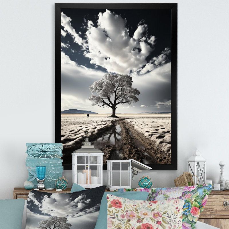 Sefarina, gardiens de bovins II sur toile, H 20 po x l 12 po x P 1 po, Cadre photo noir