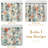 Lark Manor 100% Blackout Linen Floral Patterned Curtains Double Layer Drape Rod Pocket Back Tab-507581159-525103901