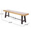 Banc de salle à manger extérieur / intérieur en bois d'acacia