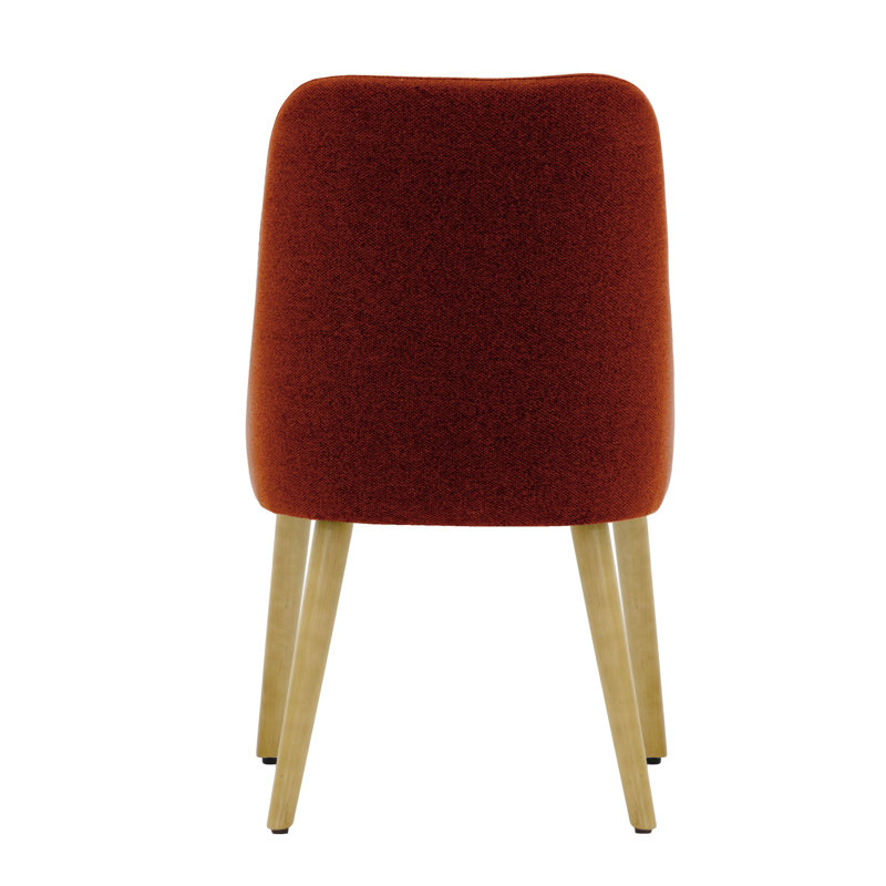 Lexi 48cm H Velvet Upholstered Side Chair, Red