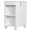 Meuble-lavabo en bois massif avec tablette de porte d'armoire et rangement latéral ouvert-1005556259