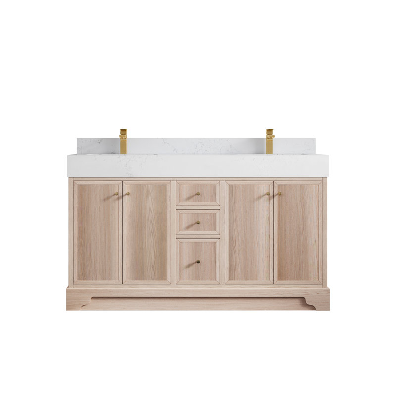 Ensemble de meuble-lavabo double 60 po, Empira