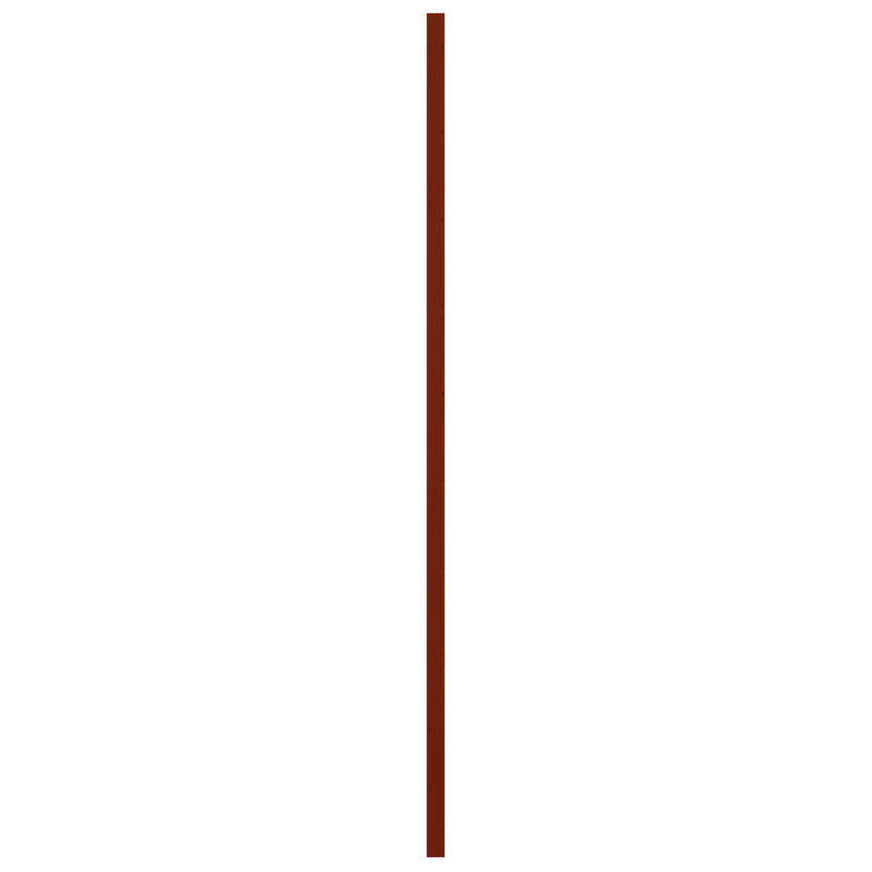 Volets de style moderne EnduraCore, 18"W, Rouge piment, 63"H