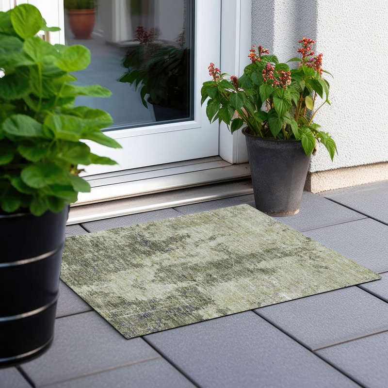 Tapis intérieur / extérieur Christain ACN1389, Rectangle 1 pi 8 po x 2 pi 6 po
