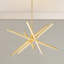 Burcker Aluminum Dimmable LED Modern Linear Chandelier-102743057-70693019