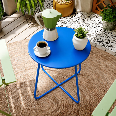 Table d'appoint en métal 17 po